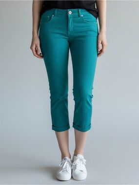 C’est Toi Rolled Cuff Capris